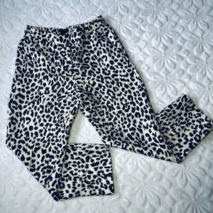 J Crew Easy Pants in Leopard